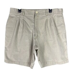 vintage Bugle Boy‎ Company Shorts 38 Men Casual Pleated Chino Bermuda 90s Khakis